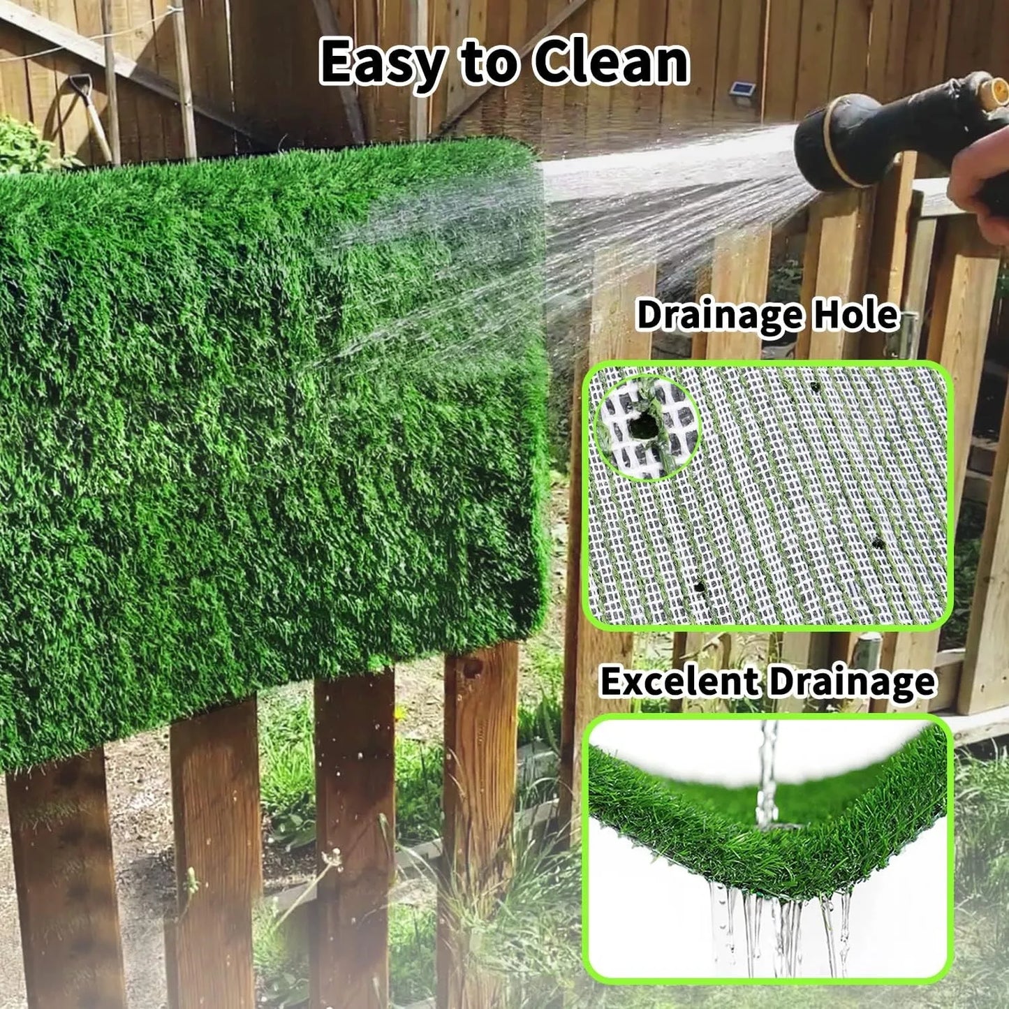 Simulation Lawn Dog Toilet Training Mat Washable Pet Urine Mat Dog