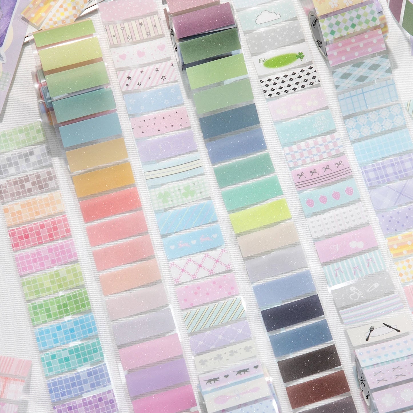 45mm*2m Color Labels Stickers PET Tape DIY Decor Scrapbooking Collage