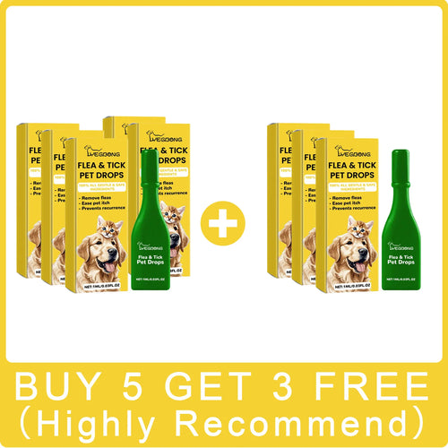 Cat Anti Flea Drops Flea Lice Remove Relieve Skin Itching External