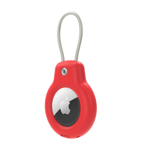 For Apple Airtag Case Hard Plastics Holder Anti-Loss Keychain With