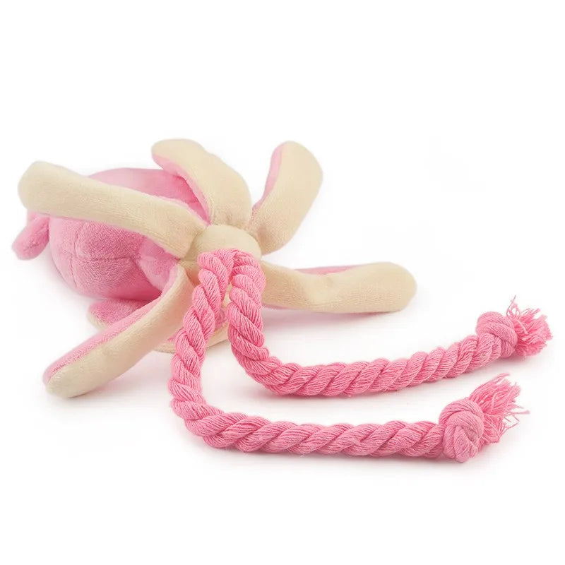 Supet Pet Octopus Plush Rope Toy Is Bite-resistant, Fun and