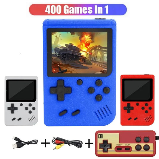 Classic Retro Video Pocket Games Console Lcd Screen Built-in 400