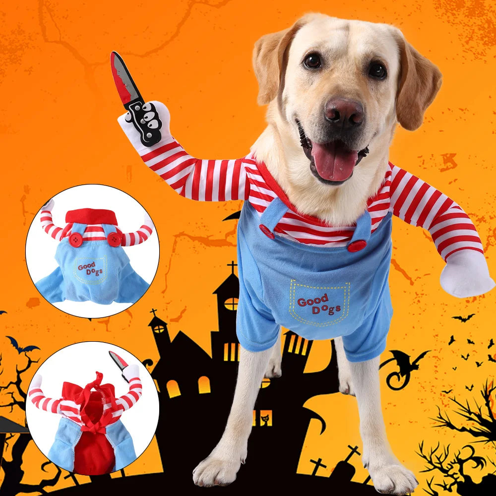 Dog Cosplay Costume For Small Medium Large Dogs Cats Halloween Party