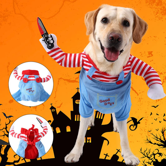 Dog Cosplay Costume For Small Medium Large Dogs Cats Halloween Party