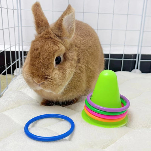 1 PC Random Ice Cream Cone Shaped Pet Rabbit Ferrule Toy To Relieve