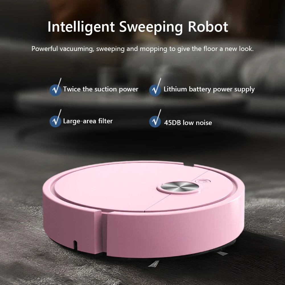 3 in 1 Robot Vacuum Rechargeable Vacuum Mop Robot Sweeping Machine