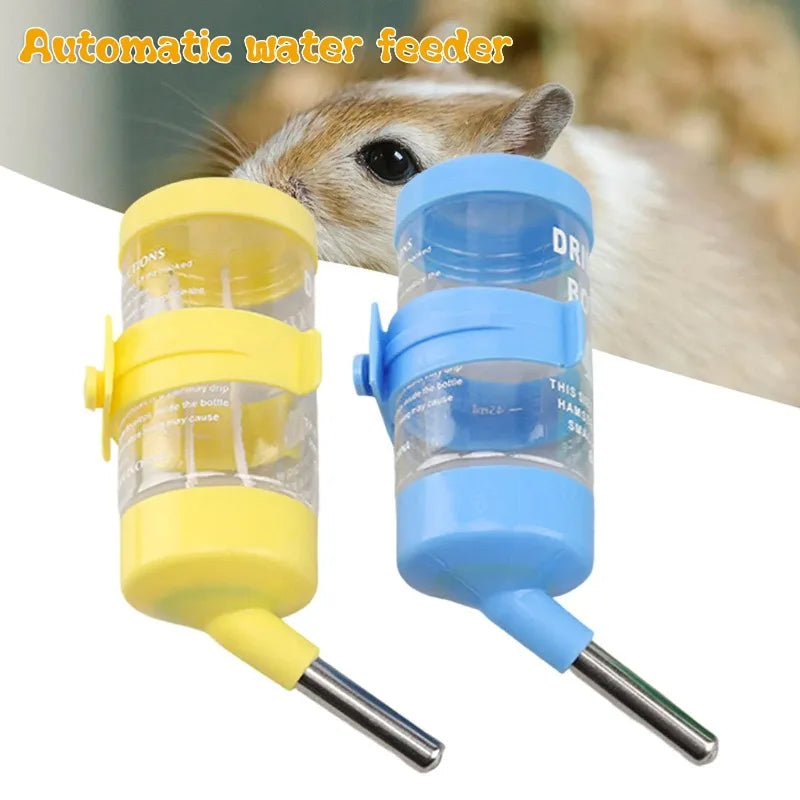 Hamster Drinker Water Bottle No Drip Small Animal Water Dispenser Pet