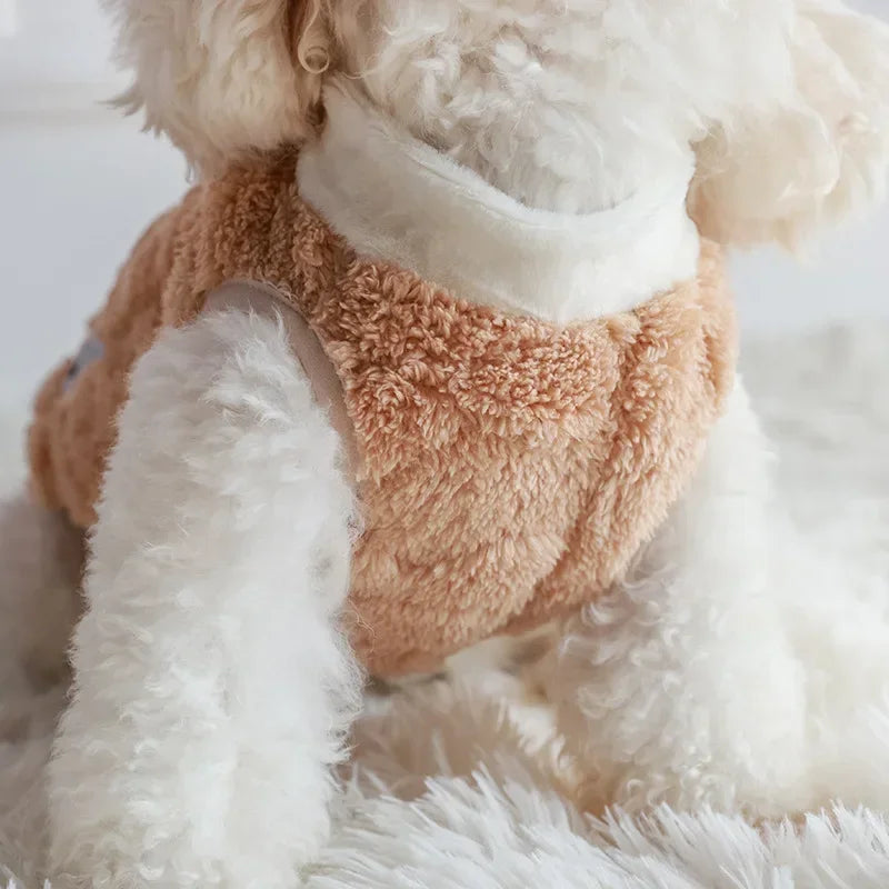 Soft Fleece Dog Clothes Winter Warm Puppy Kitten Pullover Pet Clothes