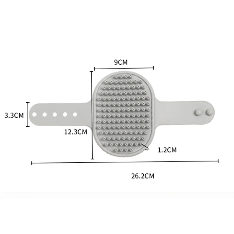 Cat Grooming Comb Dog Bath Brush Pet Grooming Shedding Soothing