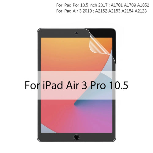 Paper Film Like Screen Protector PET For iPad 9.7 Air 2 3 10.5 Air 4 5