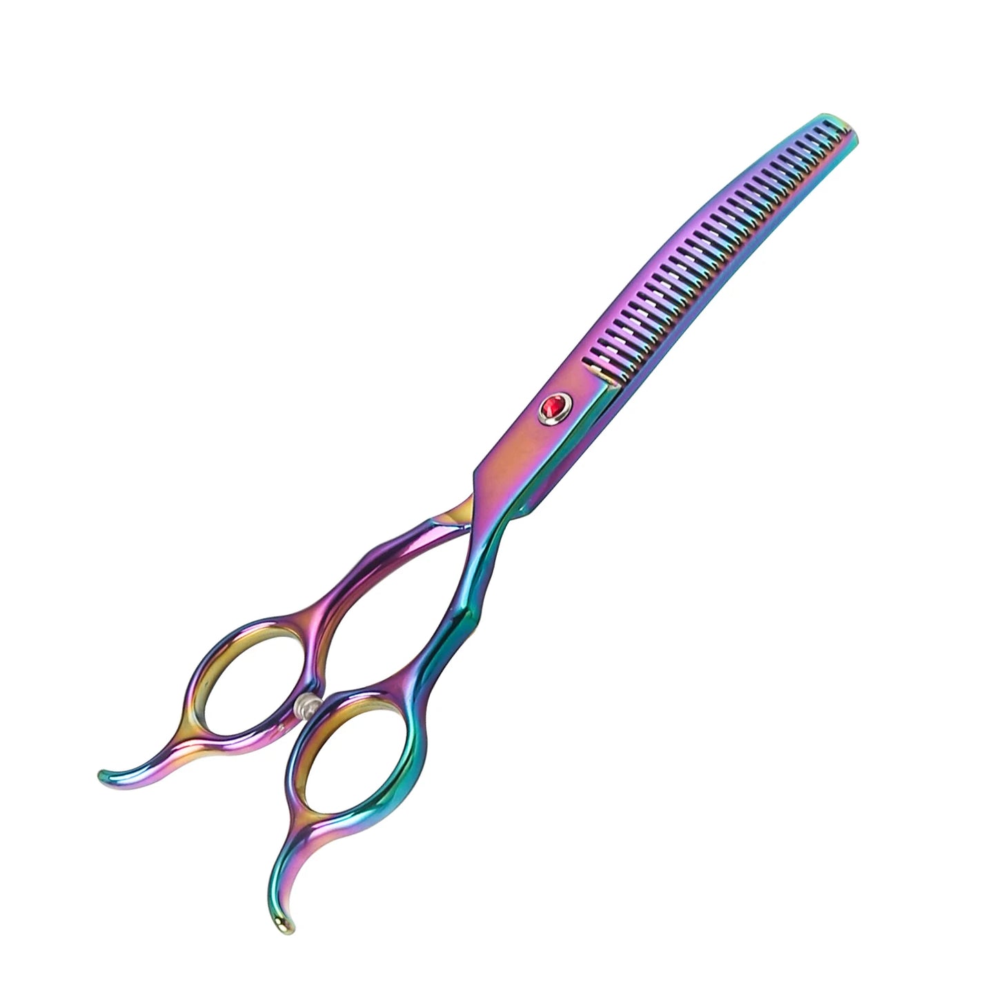 Double-Tailed Curved Scissors for Trimming Dog Fur Beautifully
