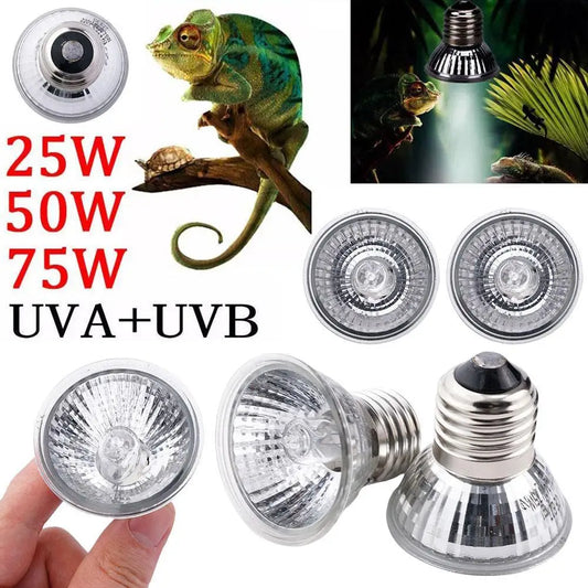 20/50/75W Heat Lamp UVA UVB Reptile Constant Temperature Lamp Full