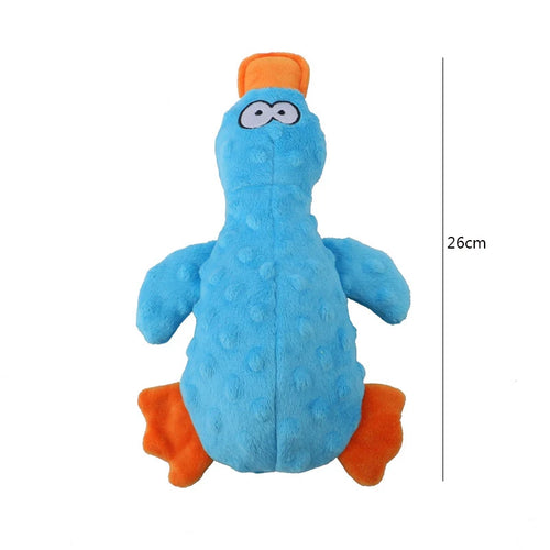 Cute Plush Duck Sound Toy Stuffed Squeaky Animal Squeak Dog Toy