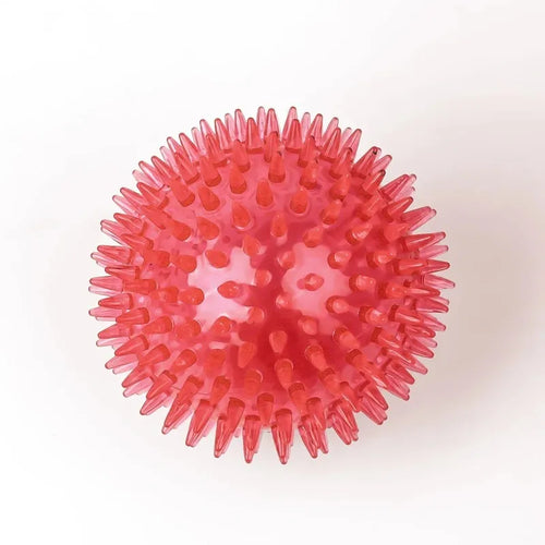Pet Dog Toys Cat Puppy Sounding Toy Polka Squeaky Tooth Cleaning Ball