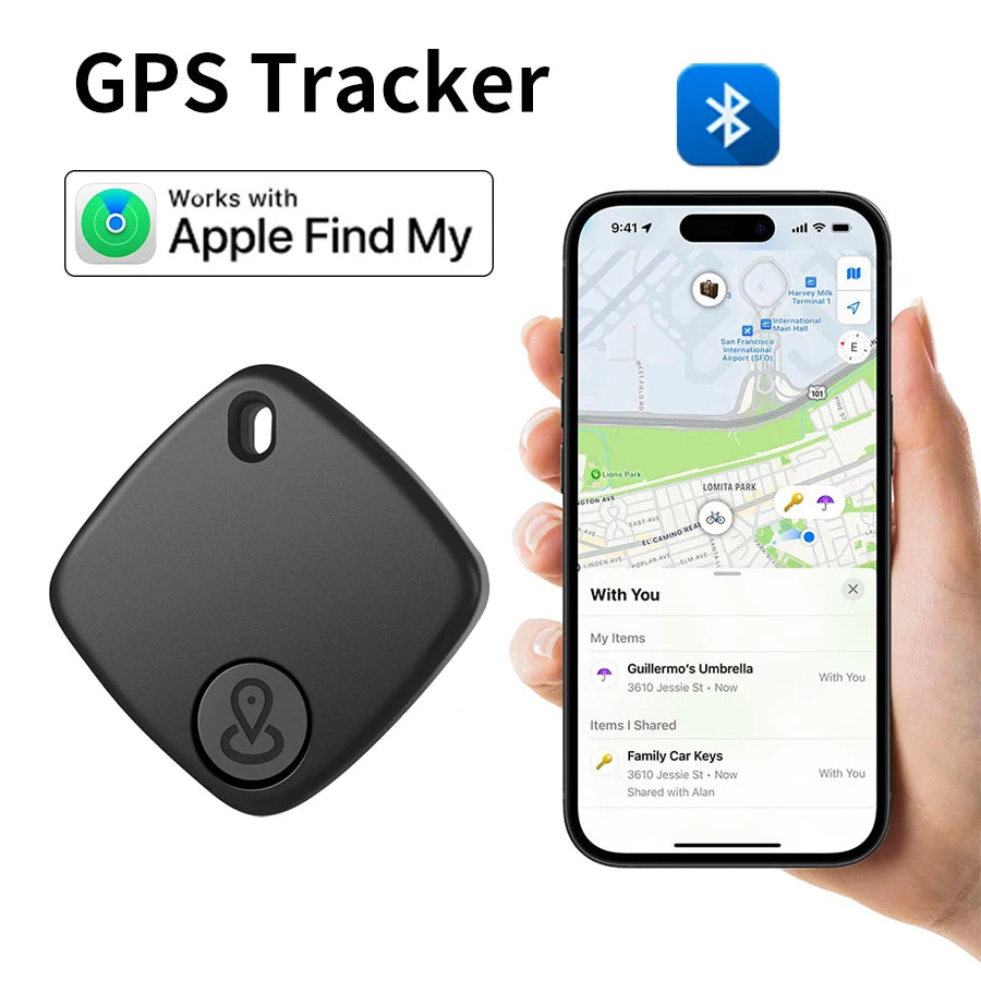Mini Anti-Lost Tracking Device Bluetooth Works with Apple Find My APP