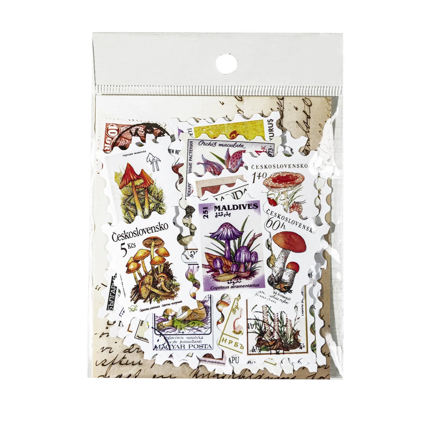 50 sheets Philatelic museum series Postage stamp theme stickers