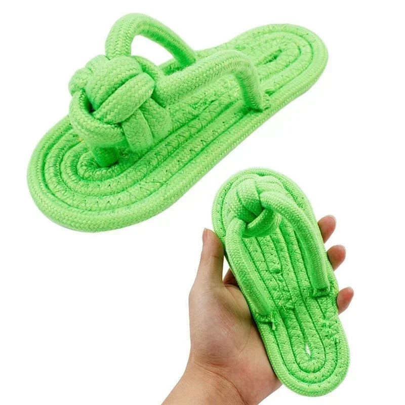 Dog Chewing Toy Cotton Slipper Rope Toy for Small Large Dogs  Pet