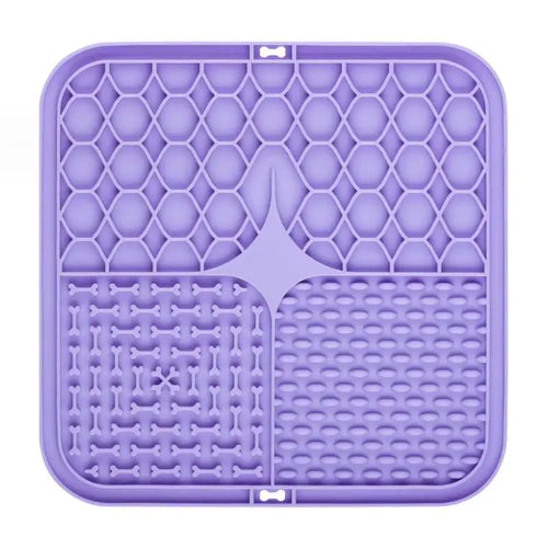 Pet Lick Silicone Mat Pet Slow Food Plate Dog Bathing Distraction