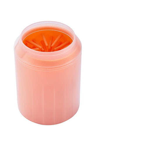 Portable Dog Paw Cleaner Cup with Soft Silicone Combs Outdoor Pet Foot