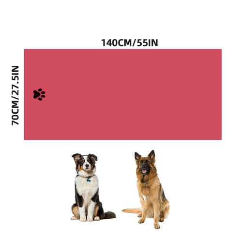 3 Size Options Microfiber Pet Bath Towel Embroidered Super Soft