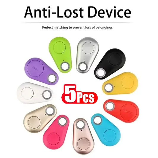 1-5pcs Smart Bluetooth Tracker Key Locator Pet Anti Lost Sensor Device