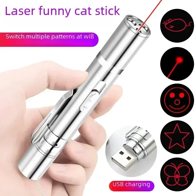 Enhanced Multifunctional Toy with USB Charging Infrared Laser Pattern