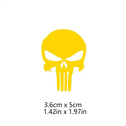 Skull Head Motorcycle Glow Stickers Waterproof Moto Helmet Decoration