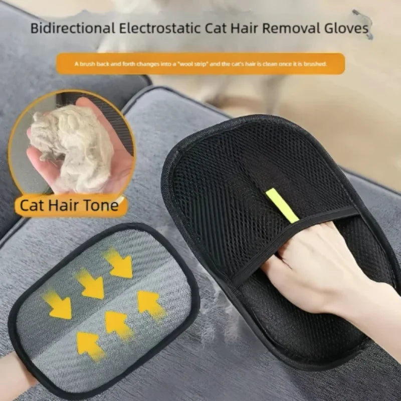 Pet Gloves for Cat Dog Hair Remover Brush Household Hair Cleaning Tool