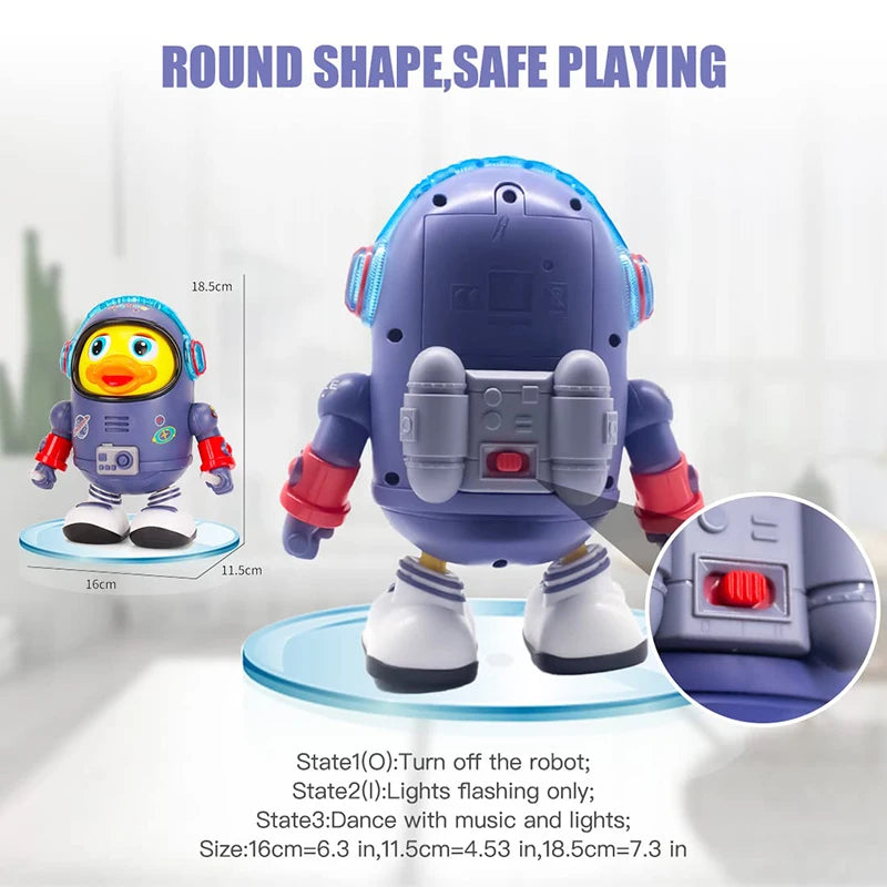 Baby Duck Toy Musical Interactive Toy Electric with Lights and Sounds