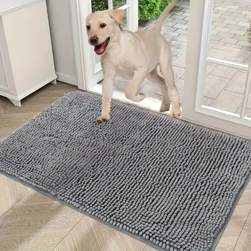 Dog Doormats for Muddy Paws Absorbent Non-slip Washable Mat Anti-slip