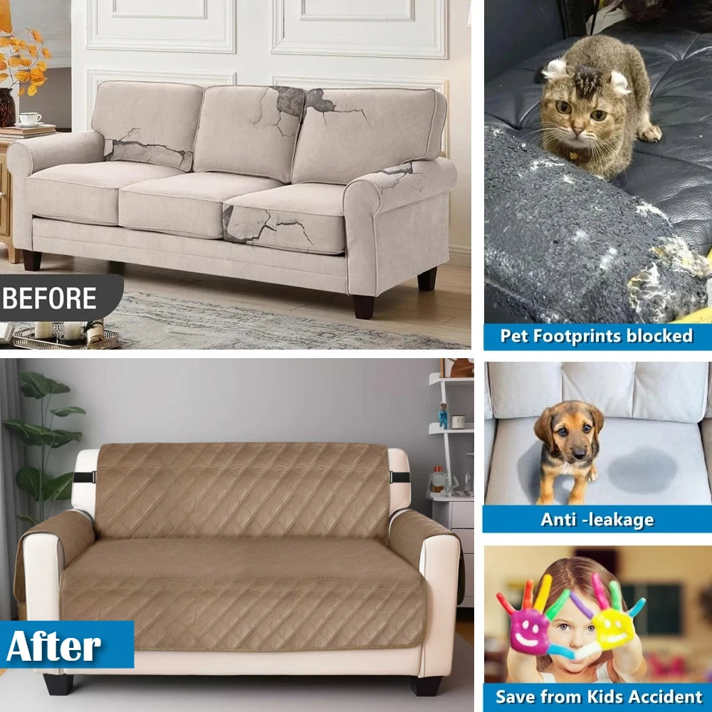 100% Waterproof Couch Covers Sofa Cover Non-Slip Sofa Slipcover with