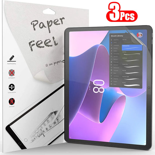3Pcs Paper Feel Like Screen Protector for Lenovo TAB M10 2nd Pro 3rd