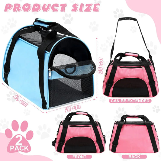 Cat Bags Portable Dog Carrier Bag Mesh Breathable Carrier Bags for