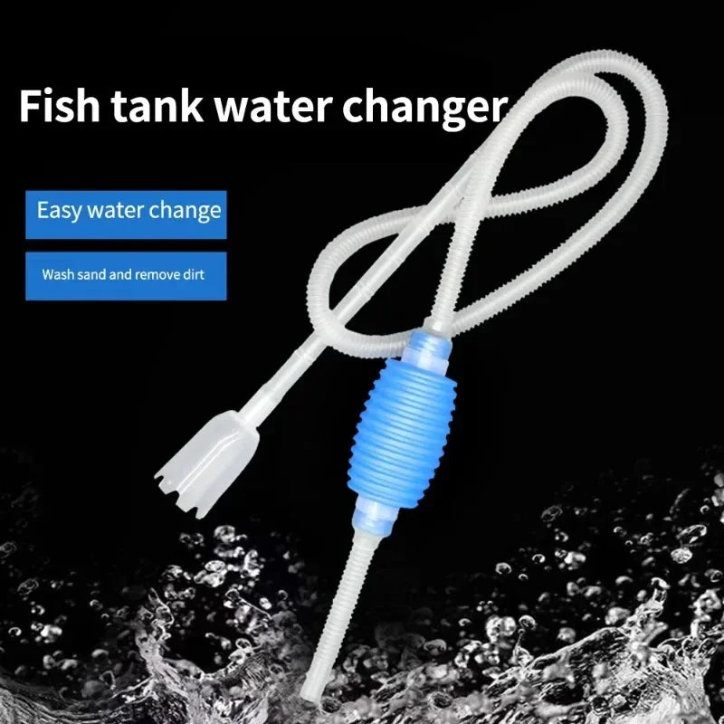 Aquarium Water Exchanger Manual Semi Auto Gravel Cleaner Siphon Pump