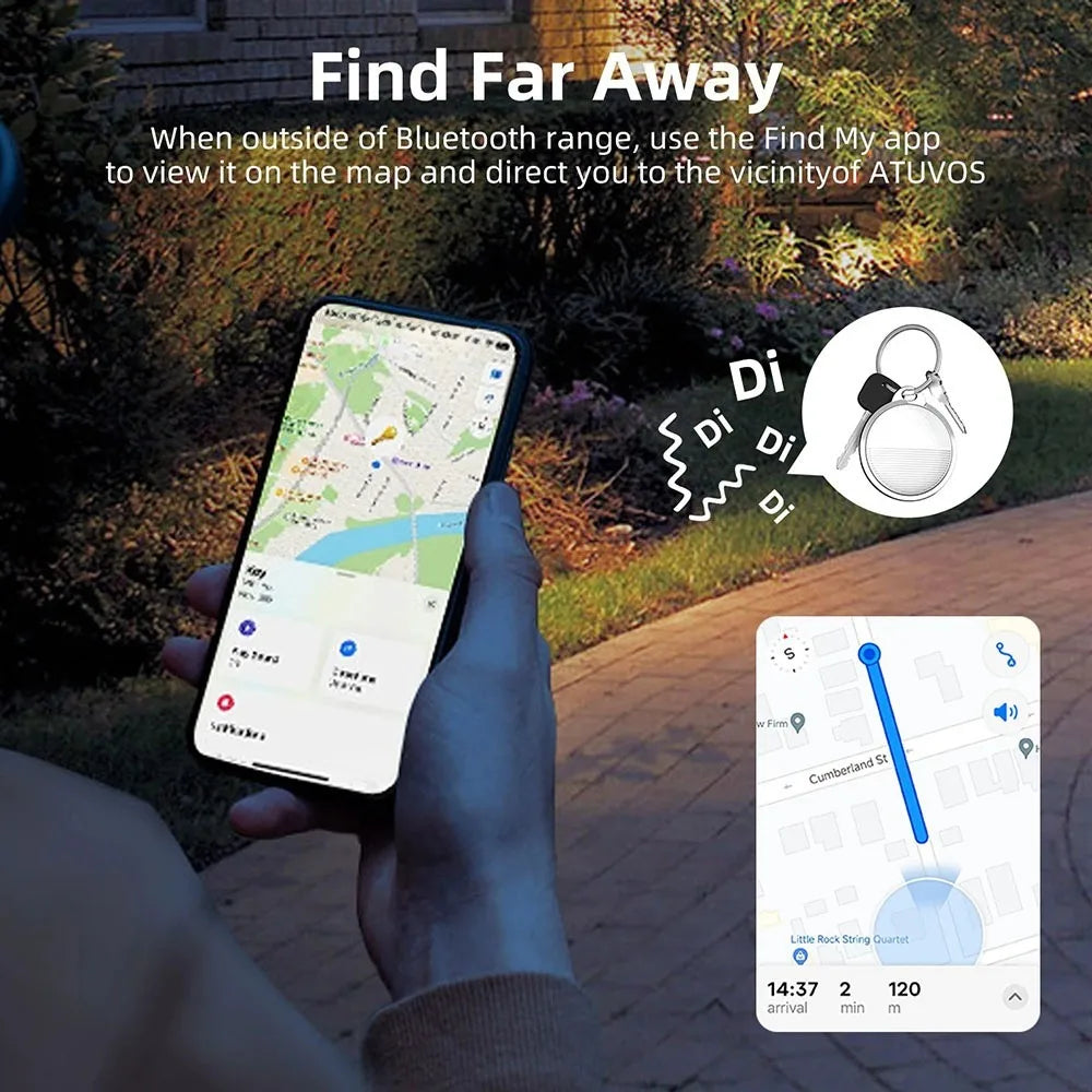 Mini Global GPS Tracker mart Tag Compatible with iOS Find My APP