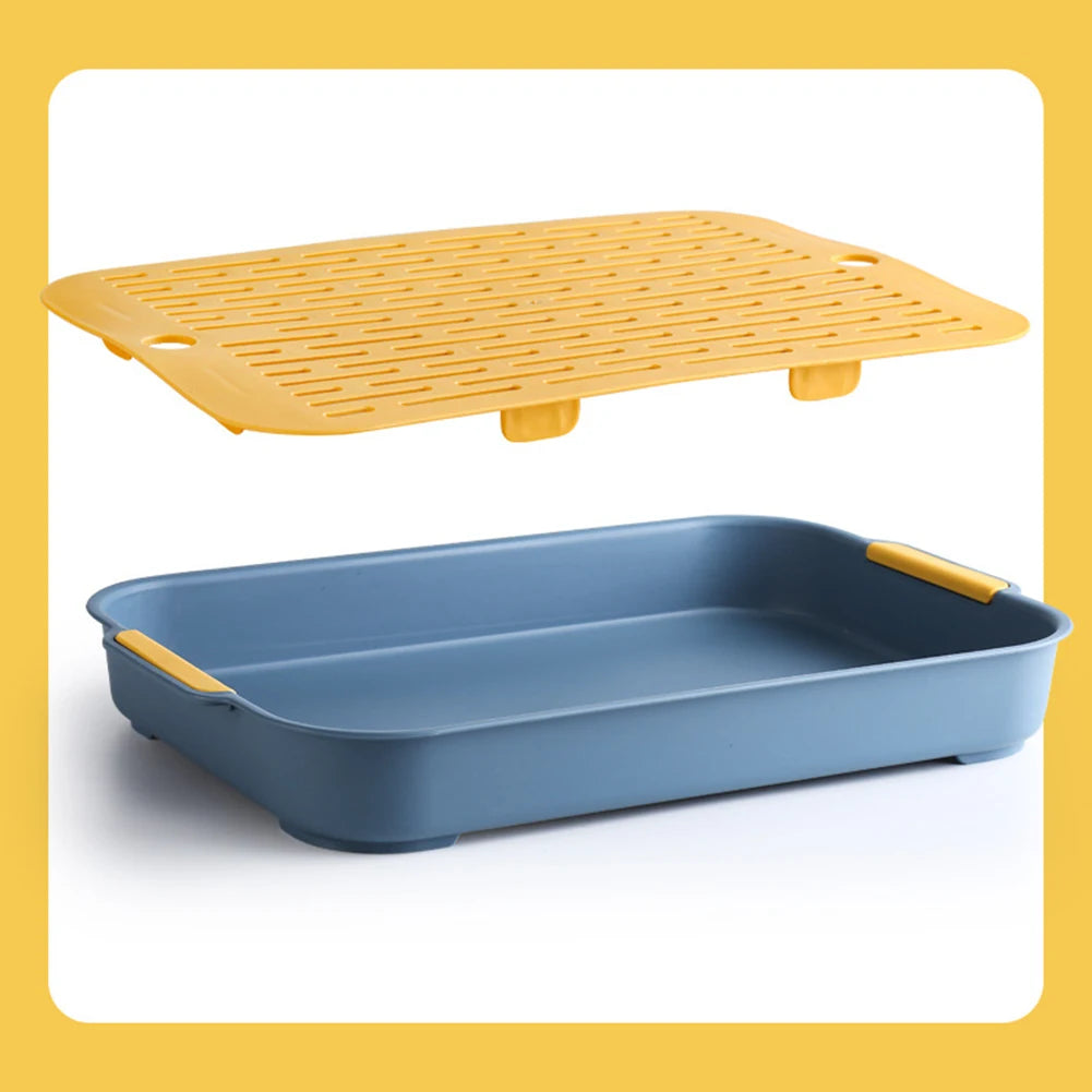 Rabbit Litter Box Small Pet Toilet Tray Bunnies Corner Toilet Box For