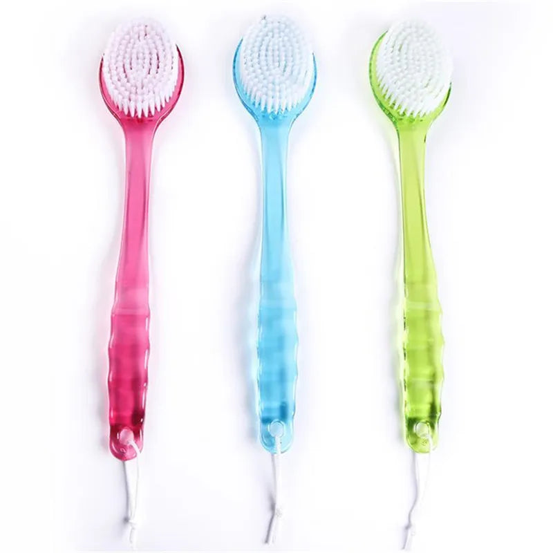 1Pc Long Handle Bath Brush Soft Hair Bath Brush Back Ball Brush