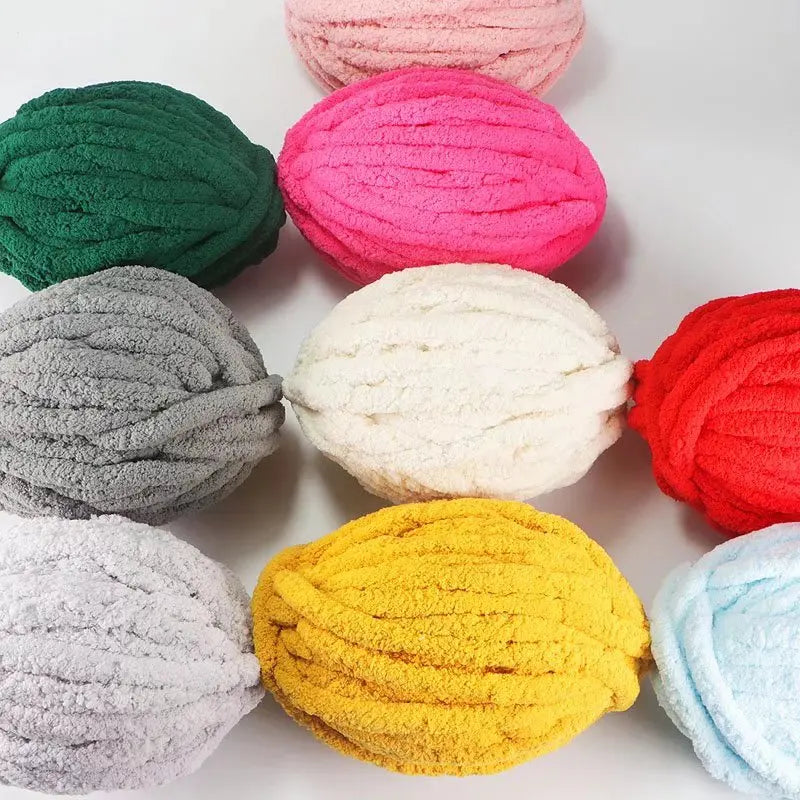 250g Extra Thick Ice Yarn Blanket Hand-Knitted DIY Yarn Large