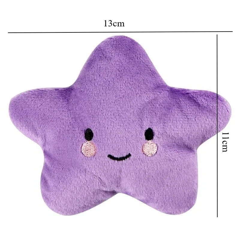 Pets Toys Plush Sounding Pentagram Toys Pets Chew Playing Fun Cute