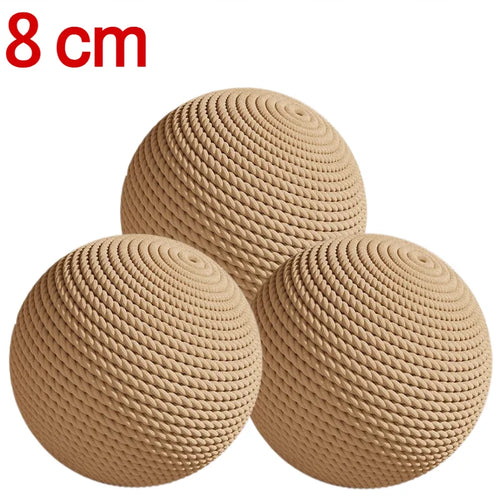 8/10CM Interactive Sisal Cat Scratching Ball Toy For Kitten Teeth