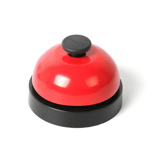 Table Order Bell Multi Color Handbell for Restaurant Kitchen Bar