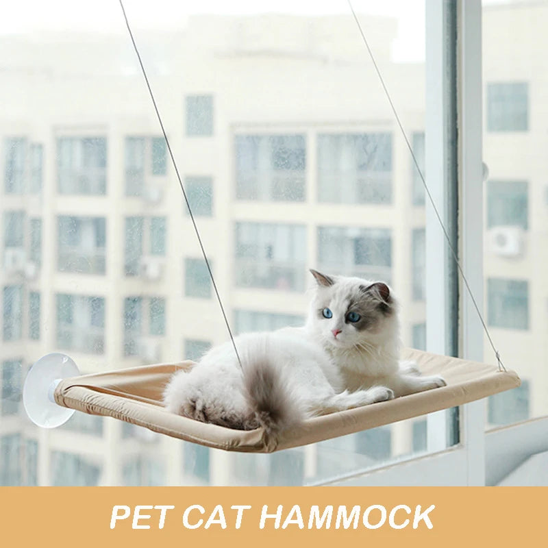 Pet Cat Hammock Aerial Hanging Cat Bed Cats Bed House Kitten Climbing