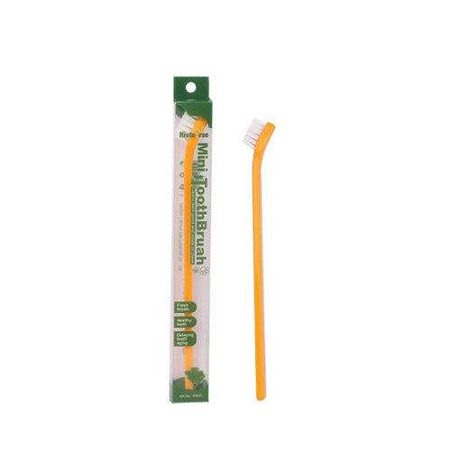 Vet Recommended Dog Toothbrush - Micro Head Teeth Cleaning Tool for