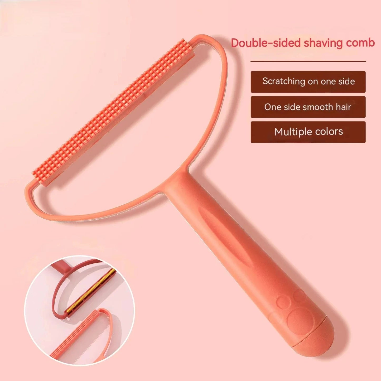 Portable Clothes Lint Roller Remover Lint Fabric Shaver， Removes Pet