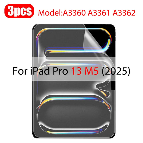 3Pcs Paper Feel Like Screen Protector For ipad Air 11 Pro 13 2024