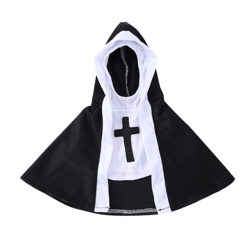Funny Halloween Cat Cosplay Costumes Dress Up Party Kitten Jesus Nun