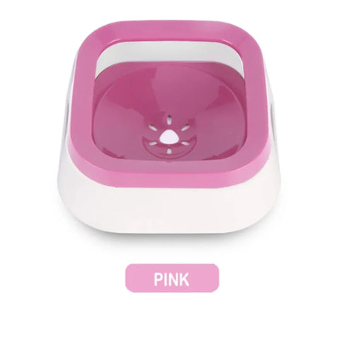 1pc Anti-splash Water Bowl For Dogs 1L Large Capacity Drinker Drinking