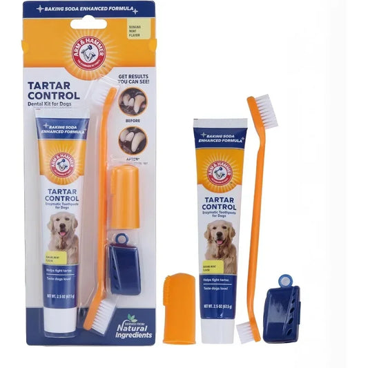 Pet Cleaning Tools Kit Dog Gum Care Products Kit Reduces Plaque &