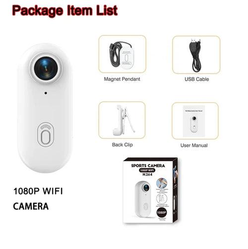 4K Motorcycle Mini Recorder Finger WIFI Action Camera Lightweight POV