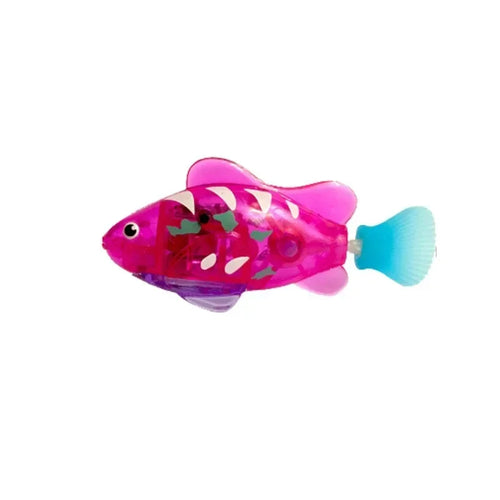 Cat Toy LED Inductive Interactive Swimming Robot Fish Toys Glowing